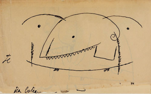 Jean Cocteau, Le Potomak, 1919, Dessin 1 | Статья на ArtWizard